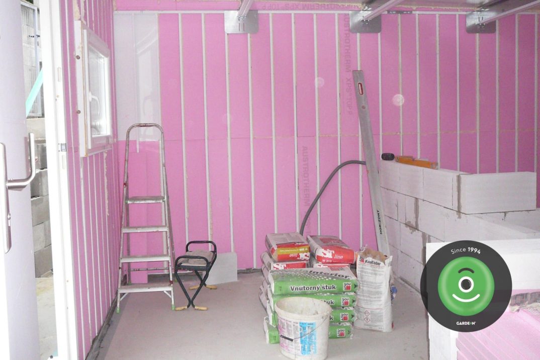 Vnútorná izolácia víkendovej chatky