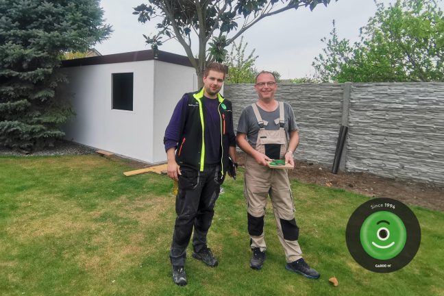 GARDEON spokojný zákazník s montážnikom