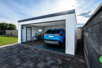 GARDEON garáž pre dve autá otvorená brána