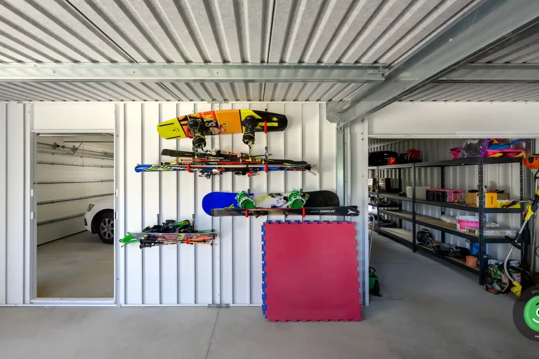 GARDEON dvojgaráž, záhradný domček a prístrešok lyže, snowboard, wakeboard