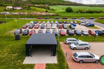 GARDEON pergola pre bicykle vo firme zhora