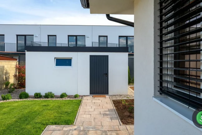 GARDEON záhradný dočmek s pultovou strechou antracit