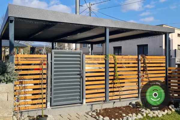 Prístrešok pre dve autá v obci Drienov, okres Prešov