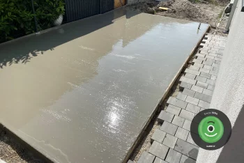 Hotová betónová platňa