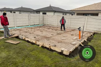 Armatúra a debnenie na betónovú platňu