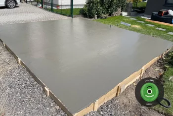 Hotová platňa z betónu