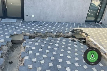 Betónové pätky pod zámkovou dlažbou