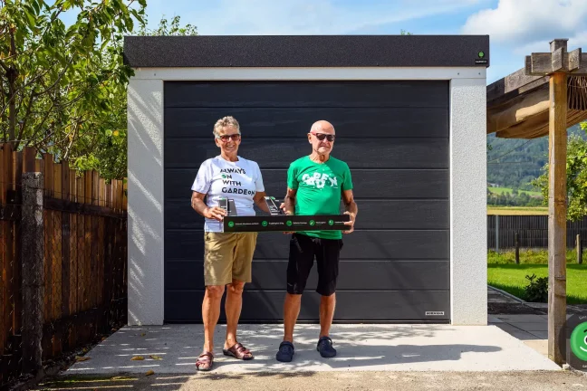 Spokojní zákazníci pri GARDEON stavbe