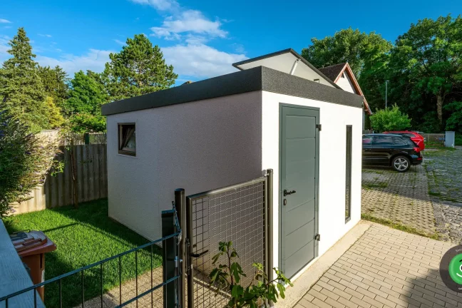 Malý biely GARDEON záhradný domček