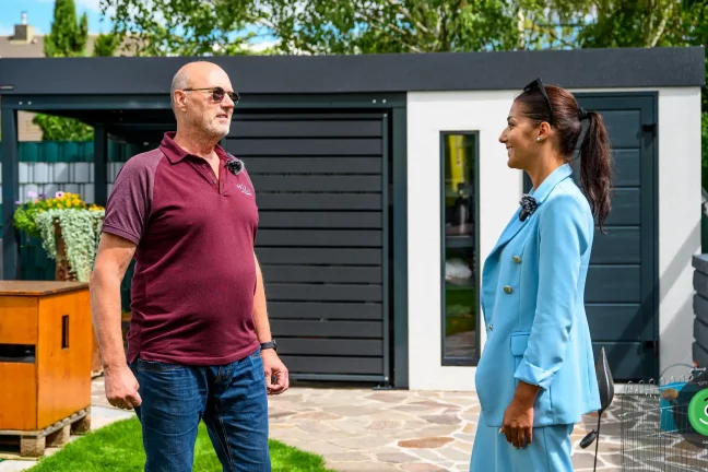 GARDEON záhradný domček a prístrešok s posedením