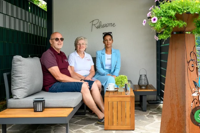 Relax zóna vytvorená z GARDEON prístrešku