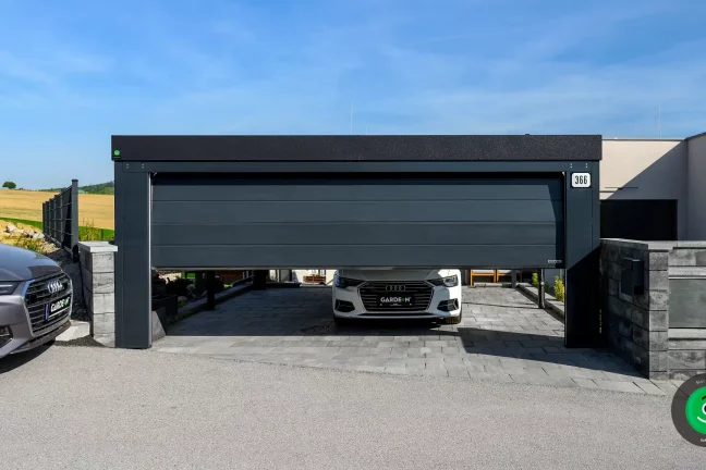 GARDEON prístrešok bránou od značky Hormann