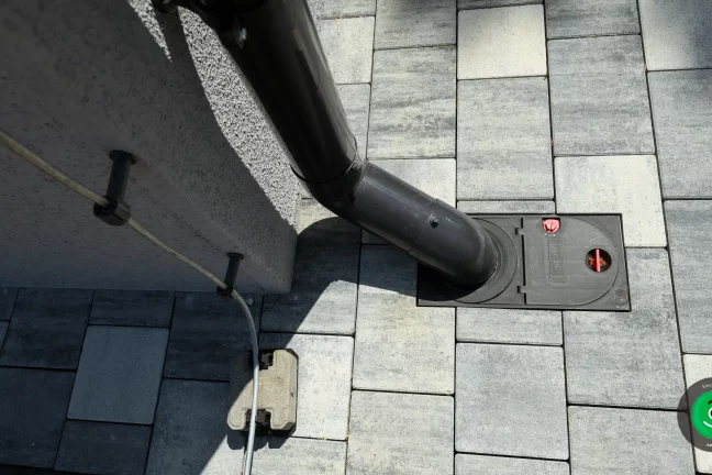 Detailná fotografia na odkvap