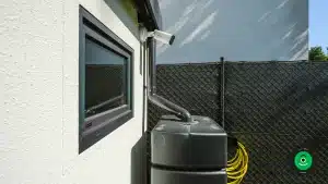 Detailná fotografia na odkvapový systém