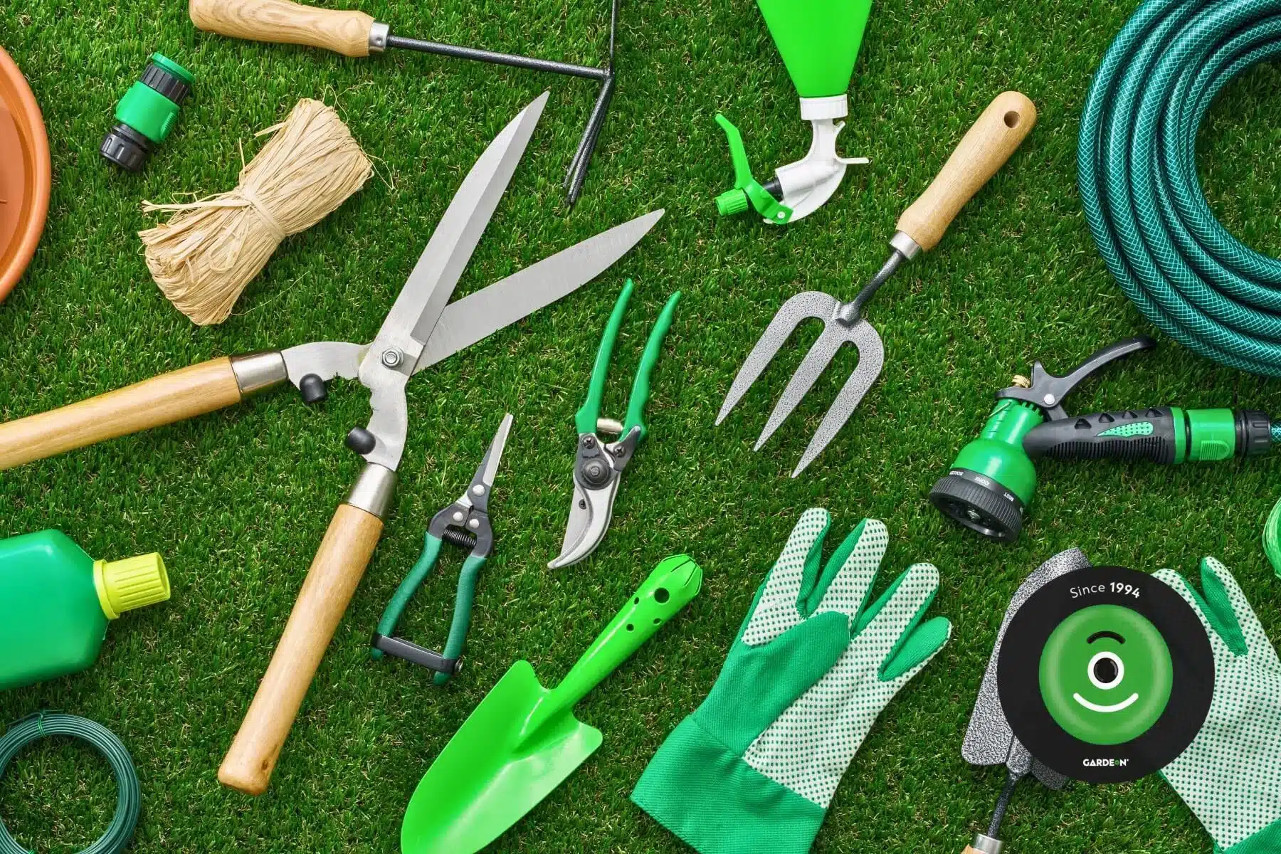 Základné vybavenie pre záhradkára.