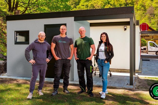 Náš tím spolu s Rasťom Chválom z GarážTV